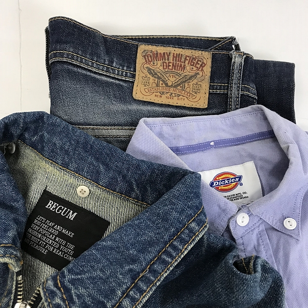 実際に弊社で買取させて頂いた【おまとめ品】トミージーンズ/ディッキーズ/ビガン 等 デニムパンツ/ジャケット他の画像 1枚目