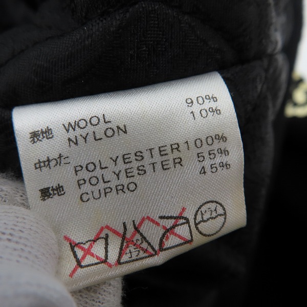 実際に弊社で買取させて頂いたCALEE/キャリー 16AW 刺繍デザイン Melton souvenir jacket/メルトン スーベニア ジャケット/Lの画像 3枚目