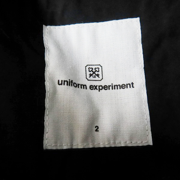 実際に弊社で買取させて頂いたuniform experiment/ユニフォーム エクスペリメント 83 NUMBERING ペンキペイント 長袖シャツ UE-160052/2の画像 2枚目