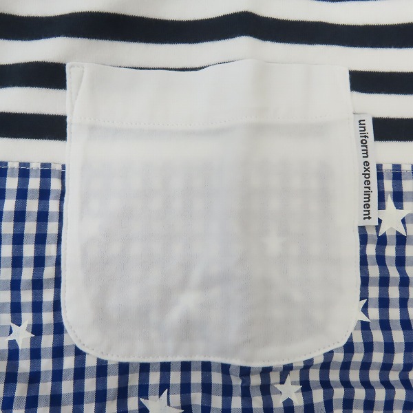 実際に弊社で買取させて頂いたuniform experiment/ユニフォームエクスペリメント whiteline 21SS FRONT POCKET SHORTS UE-170073/4の画像 4枚目