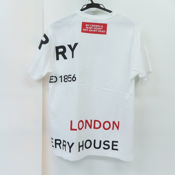 実際に弊社で買取させて頂いた【JPタグ】BURBERRY/バーバリー 21SS ホースフェリープリント クルーネックTシャツ 8017103/Sの画像 1枚目