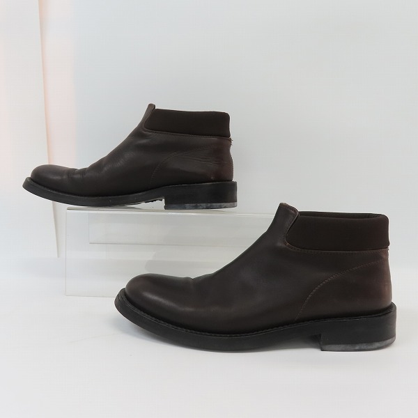 実際に弊社で買取させて頂いたGIORGIO ARMANI/ジョルジオアルマーニ ショートブーツ/42の画像 3枚目