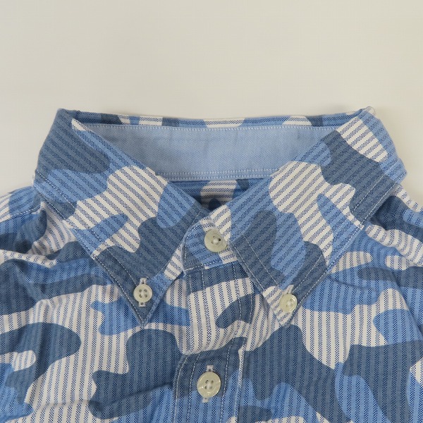 実際に弊社で買取させて頂いたBROOKS BROTHERS/ブルックスブラザーズ カモフラ柄 ボタンダウンシャツ/Sの画像 6枚目