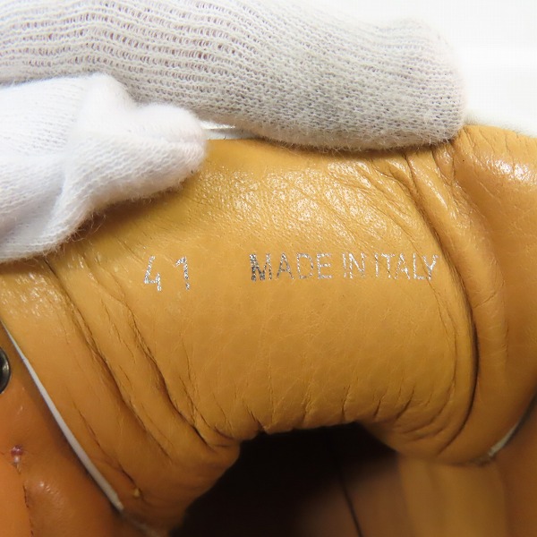 実際に弊社で買取させて頂いたJIMMY CHOO/ジミーチュウ スタースタッズ スニーカー ホワイト/41の画像 5枚目