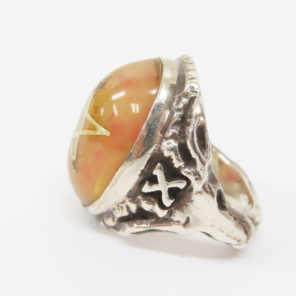 実際に弊社で買取させて頂いたALEX STREETER/アレックスストリーター 10周年台座 エンジェルハートリング 16-18号の画像 2枚目