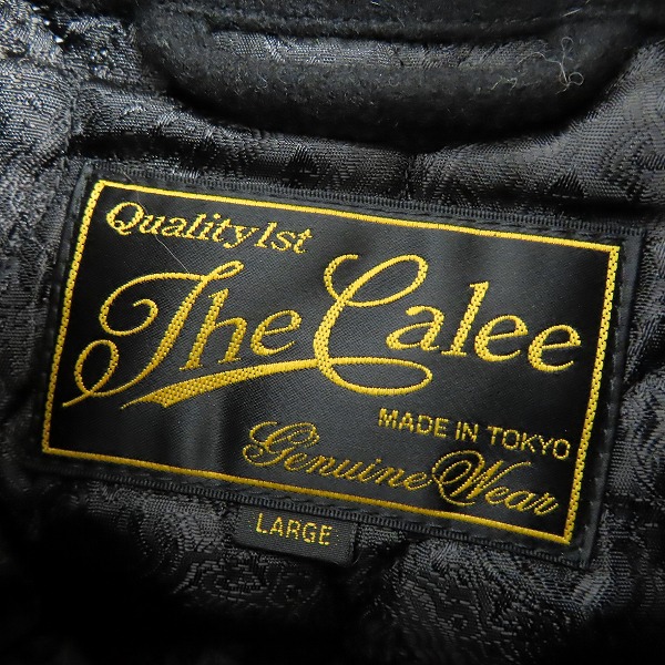 実際に弊社で買取させて頂いたCALEE/キャリー 16AW 刺繍デザイン Melton souvenir jacket/メルトン スーベニア ジャケット/Lの画像 2枚目