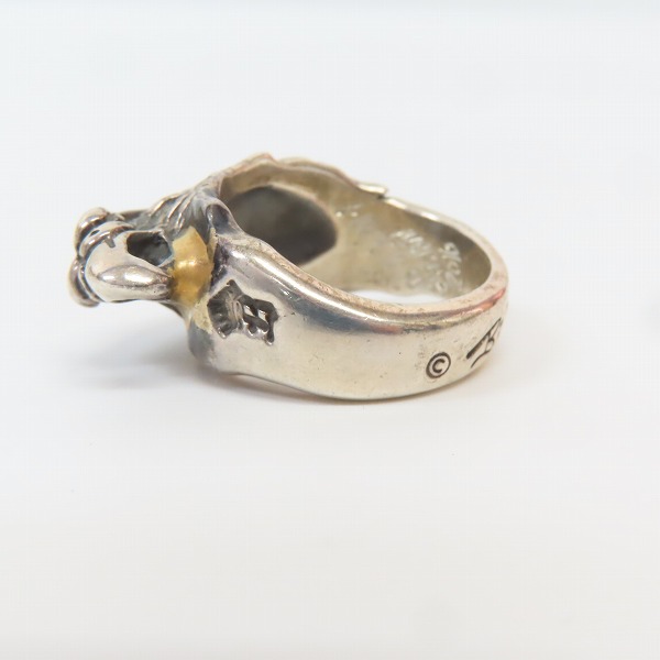 実際に弊社で買取させて頂いたBILL WALL LEATHER/ビルウォールレザー ラージイーグルリング/19.5-21号の画像 2枚目