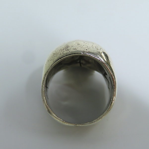 実際に弊社で買取させて頂いたCRAZY PIG/クレイジーピッグ EVIL SKULL エビル スカルリング 18-20.5号の画像 5枚目