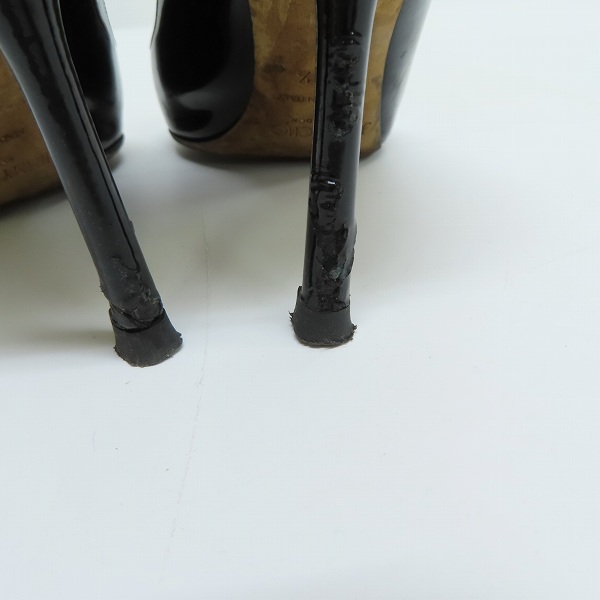 実際に弊社で買取させて頂いたJIMMY CHOO/ジミーチュウ ROMY85 ピンヒール/37.5の画像 7枚目