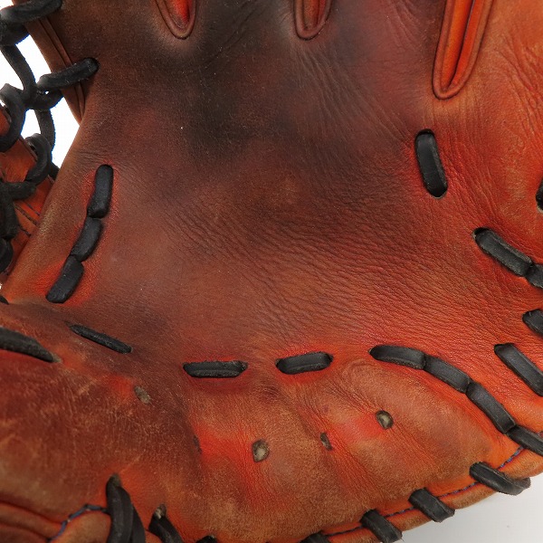 実際に弊社で買取させて頂いたHI-GOLD/ハイゴールド 軟式 内野手用 グローブ/グラブの画像 3枚目