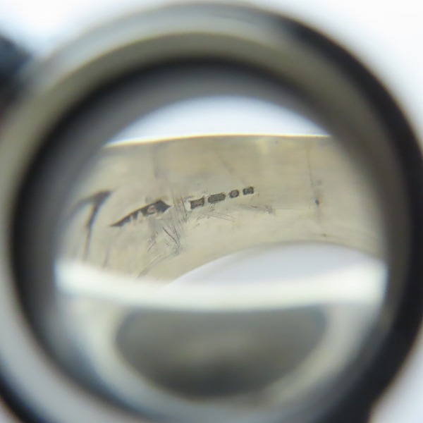 実際に弊社で買取させて頂いたCRAZY PIG/クレイジーピッグ LARGE EVIL SKULL/ラージ エビルスカル リングｗ/K18 ファングゴールド/16-18.5号の画像 7枚目