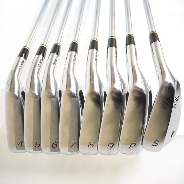 実際に弊社で買取させて頂いたMIZUNO/ミズノ JPX AD FORGED フォージド アイアン #4～9,P,Sw 8本セット N.S.PRO 950GH HT FLEX：Sの画像 1枚目
