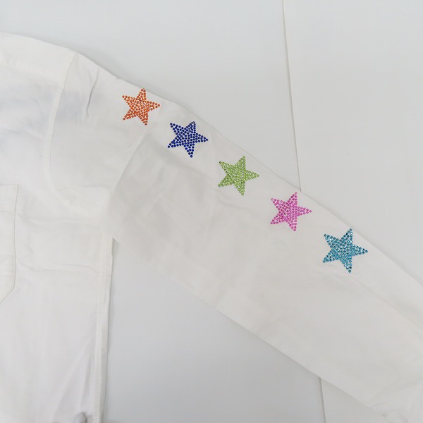 実際に弊社で買取させて頂いたuniform experiment/ユニフォームエクスペリメント PHONE POCKET RHINE STONE FIVE STAR SHIRT  UE-145055/3の画像 6枚目