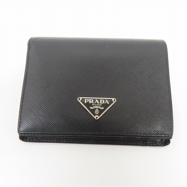 実際に弊社で買取させて頂いたPRADA/プラダ サフィアーノ 二つ折り財布