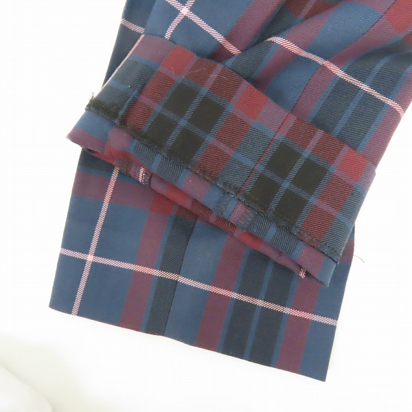 実際に弊社で買取させて頂いたLAD MUSICIAN/ラッドミュージシャン 16AW タータンチェック スラックスパンツ/44の画像 7枚目