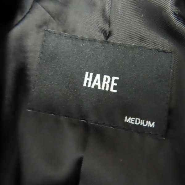 実際に弊社で買取させて頂いたHARE/ハレ スタンドカラーコート HA030146TR/Mの画像 2枚目