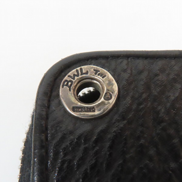 実際に弊社で買取させて頂いたBILL WALL LEATHER/ビルウォールレザー ラウンドジップ コインケース/ウォレットの画像 6枚目