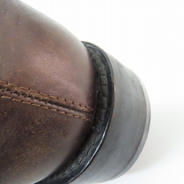 実際に弊社で買取させて頂いたGIORGIO ARMANI/ジョルジオアルマーニ ショートブーツ/42の画像 6枚目