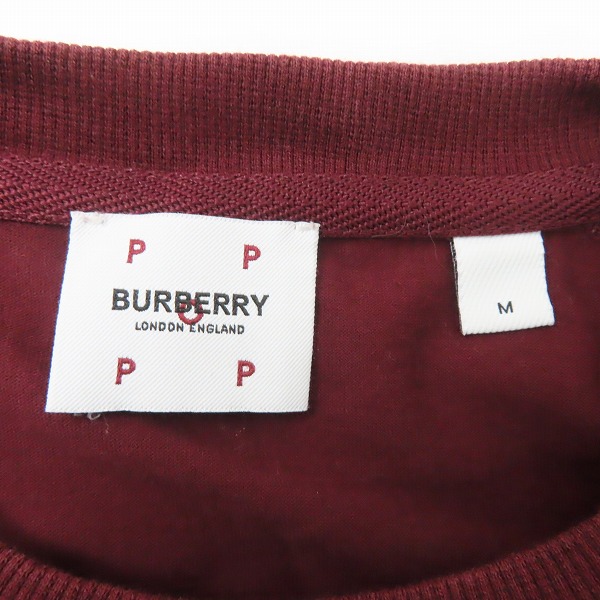 実際に弊社で買取させて頂いたBURBERRY/バーバリー 半袖Tシャツ X POP TRADING COMPANY FABE COORDINATES TEE 8057666/Mの画像 2枚目