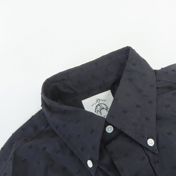 実際に弊社で買取させて頂いたBLACK FLEECE by Brooks Brothers/ブラックフリース ブルックスブラザーズ ブラック ボタンダウンシャツ/BB1の画像 4枚目