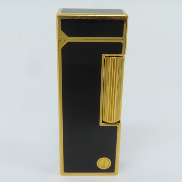 実際に弊社で買取させて頂いた【難あり】dunhill/ダンヒル ガスライター ブラック×ゴールド