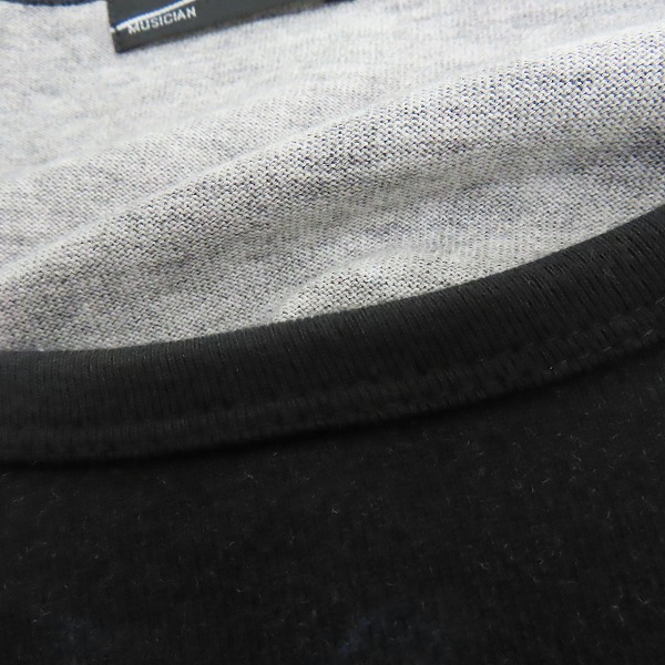 実際に弊社で買取させて頂いたLAD MUSICIAN/ラッドミュージシャン 20AW 30/2 T-CLOTH FLOWER SKULL S/BIG 2220-719の画像 5枚目