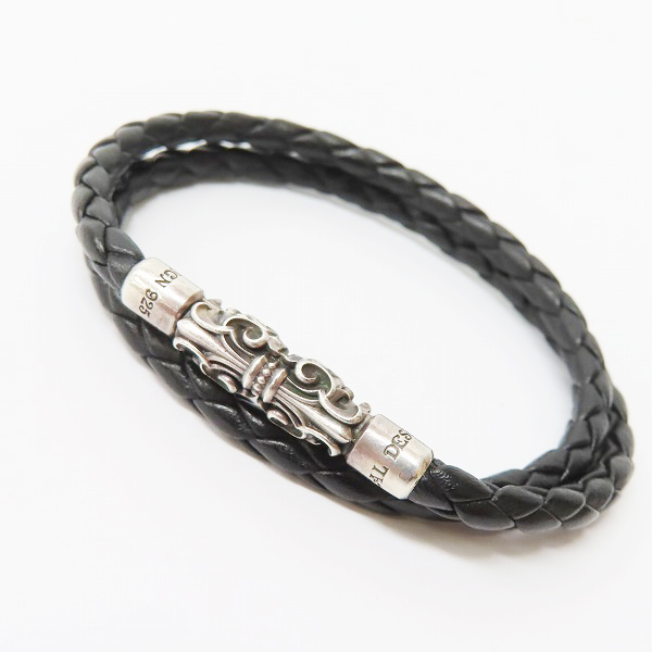 実際に弊社で買取させて頂いたDEAL DESIGN/ディールデザイン 2連 レザー ブレスレット