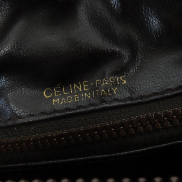 実際に弊社で買取させて頂いたCELINE/セリーヌ オールドセリーヌ Cサルキー ミニボストンバッグの画像 4枚目