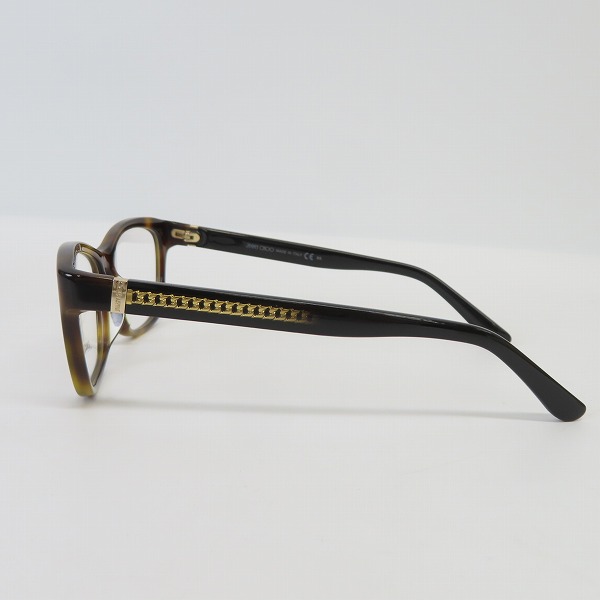 実際に弊社で買取させて頂いたJIMMY CHOO/ジミーチュウ メガネフレーム アイウェア  JC132/F 112の画像 2枚目