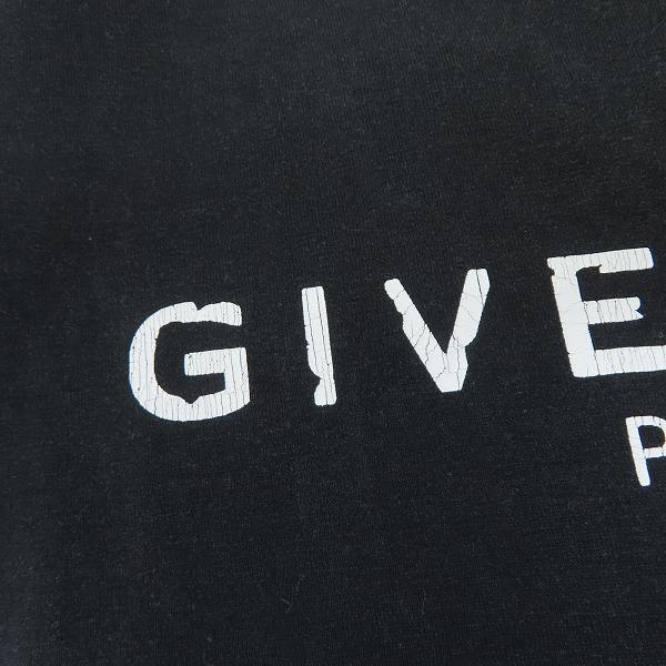 実際に弊社で買取させて頂いた【JPタグ】GIVENCHY/ジバンシィ ダメージ加工半袖Tシャツ BW704X3Z0L/XSの画像 6枚目