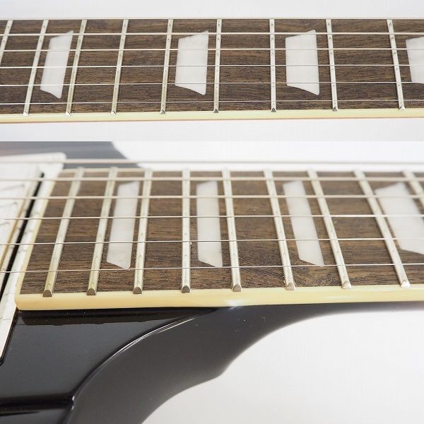 実際に弊社で買取させて頂いた★Epiphone/エピフォン Firebird VS/Vintage Sunburst ファイヤーバード 2022年製 ソフトケース付 の画像 4枚目