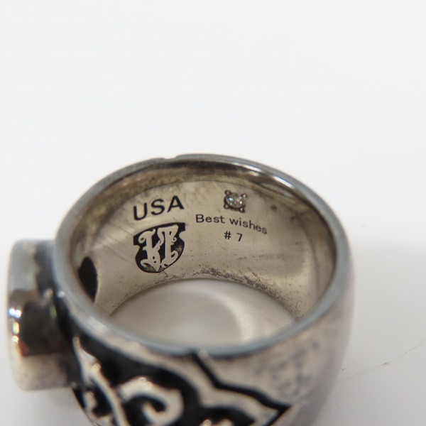 実際に弊社で買取させて頂いたLEATHERS & TREASURES/レザーズアンドトレジャーズ 新宿タカシマ4th限定 ヤケルティックヴァインリング 8.5-9.5号の画像 7枚目