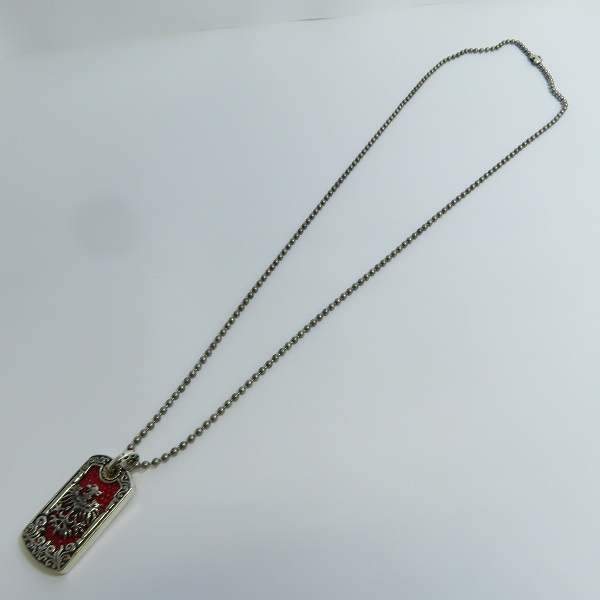 実際に弊社で買取させて頂いた【ギャラ付き】レザーズアンドトレジャーズ IDタグ ミディアム/フェニックス/K18ロープエッジ/スティングレイ ペンダントの画像 7枚目