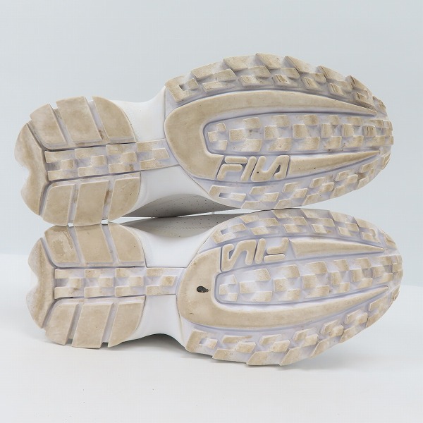 実際に弊社で買取させて頂いたFILA/フィラ DISRUPTOR2/ディスラプター2 ダットシューズ FS1HTB1071X-WWT/27.5の画像 2枚目