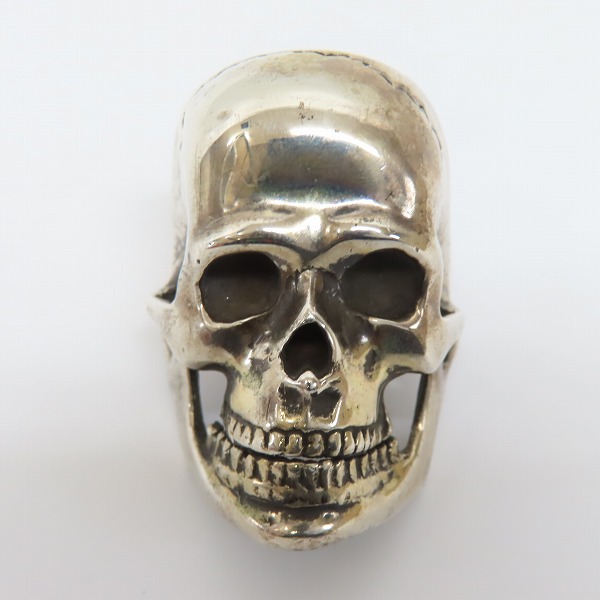 実際に弊社で買取させて頂いた【証明書】STANLEY GUESS/スタンリーゲス XX Large Skull Ring w/Jaw XXラージスカルリングw/ジョー 19.5-24号の画像 1枚目