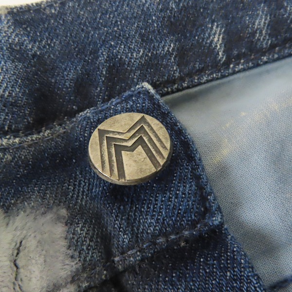 実際に弊社で買取させて頂いたMaison Martin Margiela 10/メゾンマルタンマルジェラ10 09AW フロッキー加工 ベロアパンツ/44の画像 7枚目