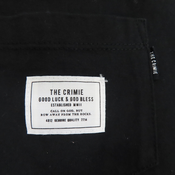 実際に弊社で買取させて頂いたCRIMIE/クライミー GLGB/GOOD LUCK&GOD BLESS POCKET-TEE/Lの画像 3枚目