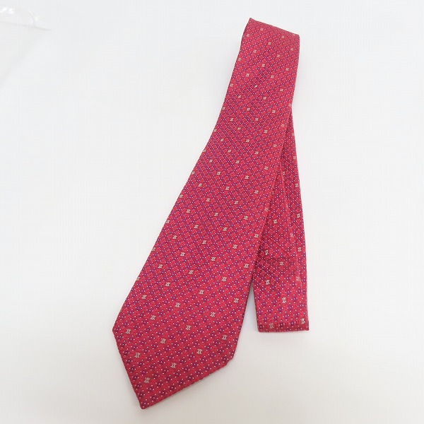 実際に弊社で買取させて頂いたCELINE/セリーヌ マカダム ロゴ総柄 ネクタイ