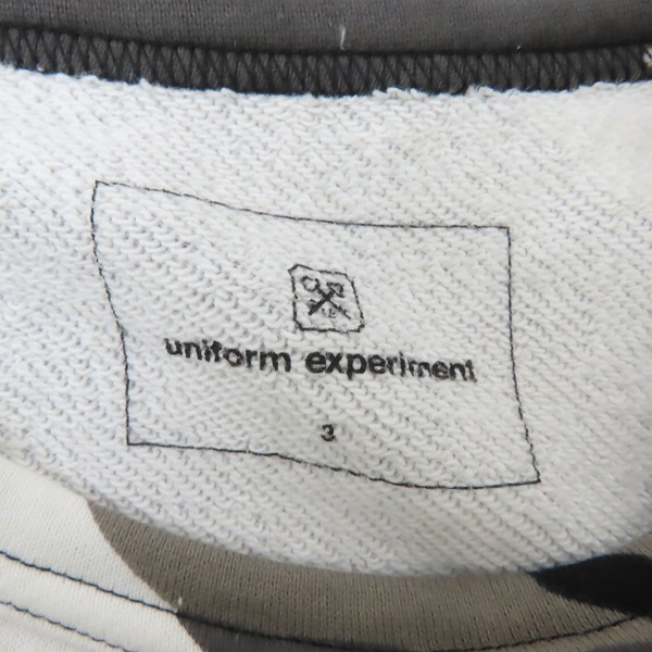 実際に弊社で買取させて頂いたuniform experiment/ユニフォームエクスペリメント フットボールシャツ UE-170021/3の画像 2枚目