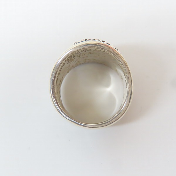 実際に弊社で買取させて頂いたBILL WALL LEATHER/ビルウォールレザー GRAFFITI DOME RING/グラフィティドームリング/18-20号の画像 5枚目