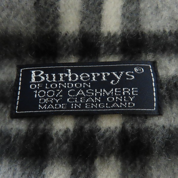 実際に弊社で買取させて頂いたBurberrys/バーバリーズ ノバチェック カシミヤ100％ マフラーの画像 1枚目