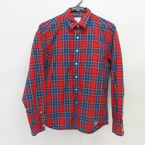 実際に弊社で買取させて頂いたuniform experiment/ユニフォーム エクスペリメント チャック柄 長袖シャツ UE-220028 /1