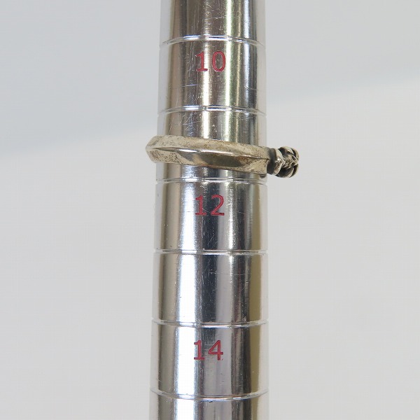 実際に弊社で買取させて頂いたBILL WALL LEATHER/BWL/ビルウォールレザー ダブルスカルリング R438 11.5号の画像 8枚目