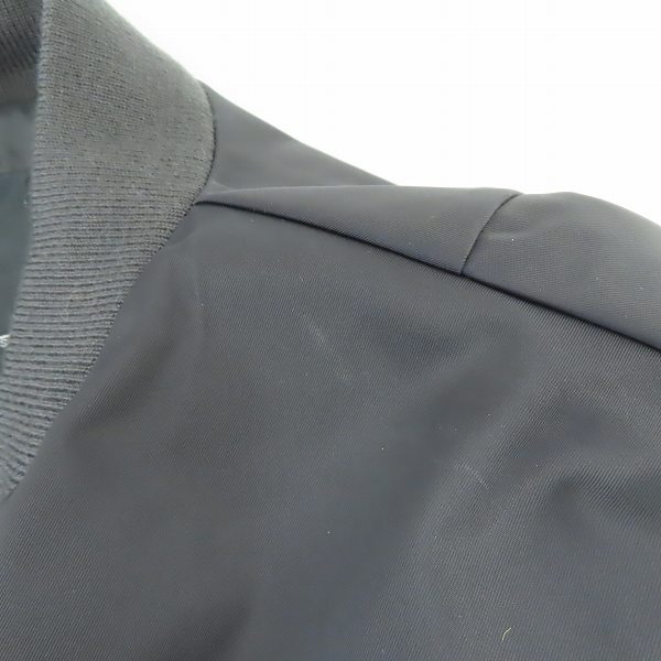 実際に弊社で買取させて頂いたLAD MUSICIAN/ラッドミュージシャン MA-1 ブルゾン ブラック 2220-355/46の画像 5枚目