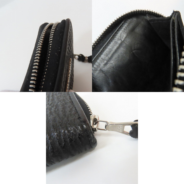 実際に弊社で買取させて頂いたBILL WALL LEATHER/ビルウォールレザー ラウンドジップ コインケース/ウォレットの画像 8枚目