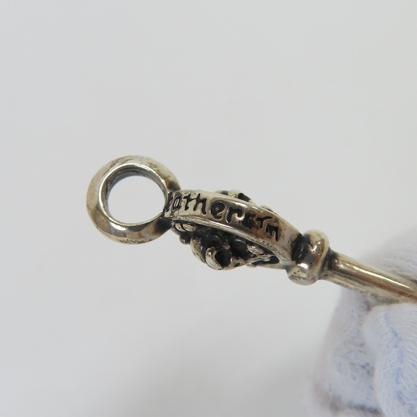 実際に弊社で買取させて頂いたBILL WALL LEATHER/BWL/ビルウォールレザー クロスボーン スカル キー ペンダント チャームの画像 5枚目