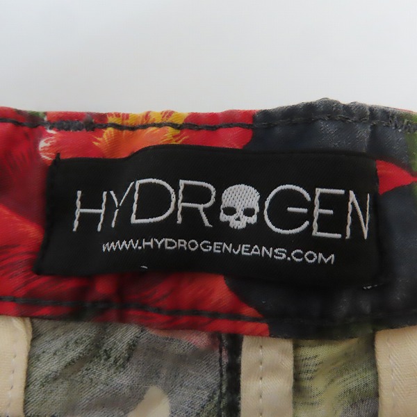 実際に弊社で買取させて頂いたHYDROGEN/ハイドロゲン ハワイアン柄 ショート カーゴパンツ/32の画像 2枚目