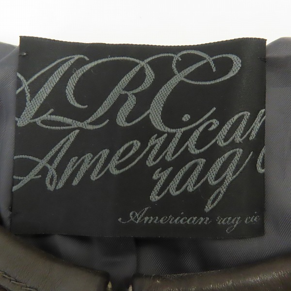 実際に弊社で買取させて頂いたAMERICAN RAG CIE/アメリカンラグシー ラビットファー×牛革 ジャケット 01-0013/Fの画像 2枚目