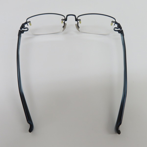 実際に弊社で買取させて頂いた999.9/フォーナインズ ハーフリム スクエア型 眼鏡/メガネフレーム/アイウェア TW-61T 7673の画像 3枚目