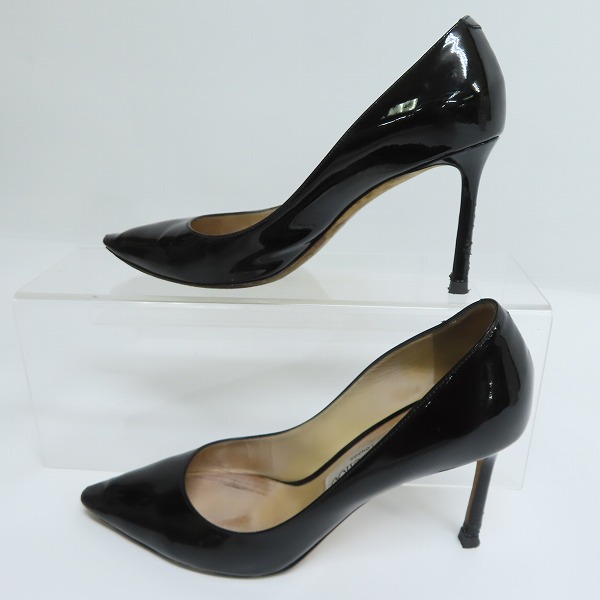 実際に弊社で買取させて頂いたJIMMY CHOO/ジミーチュウ ROMY85 ピンヒール/37.5の画像 3枚目